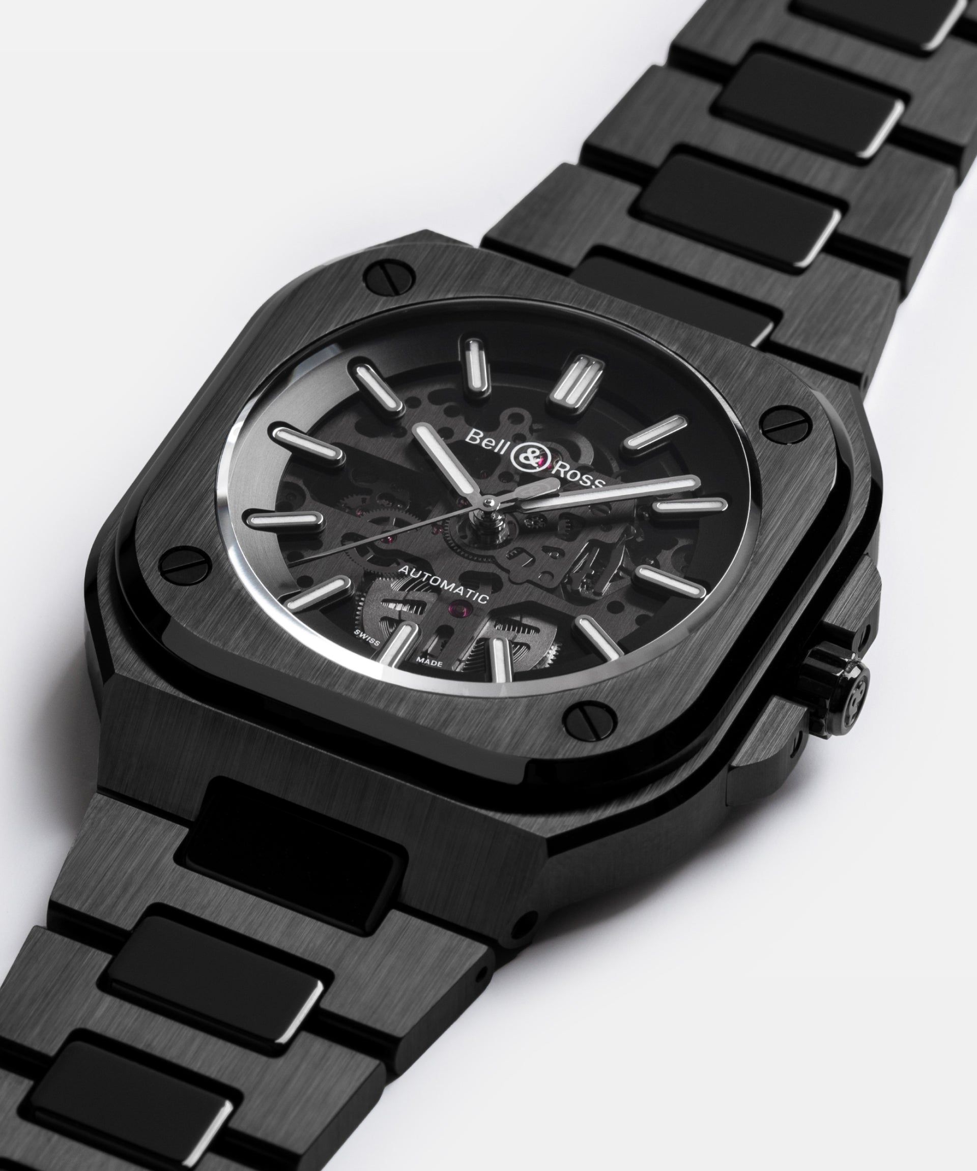 Bell & Ross BR 05 Skeleton Black Ceramic Automatic BR05A-BL-SK-CE (Black Dial / 41mm)