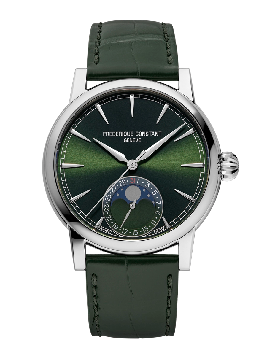 Frederique Constant Manufacture Classics Moonphase Date Automatic (Cadran vert / 40mm)