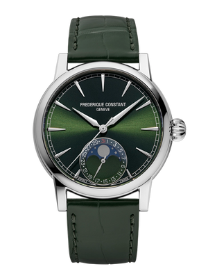 Frederique Constant Manufacture Classics Moonphase Date Automatic (Cadran vert / 40mm)