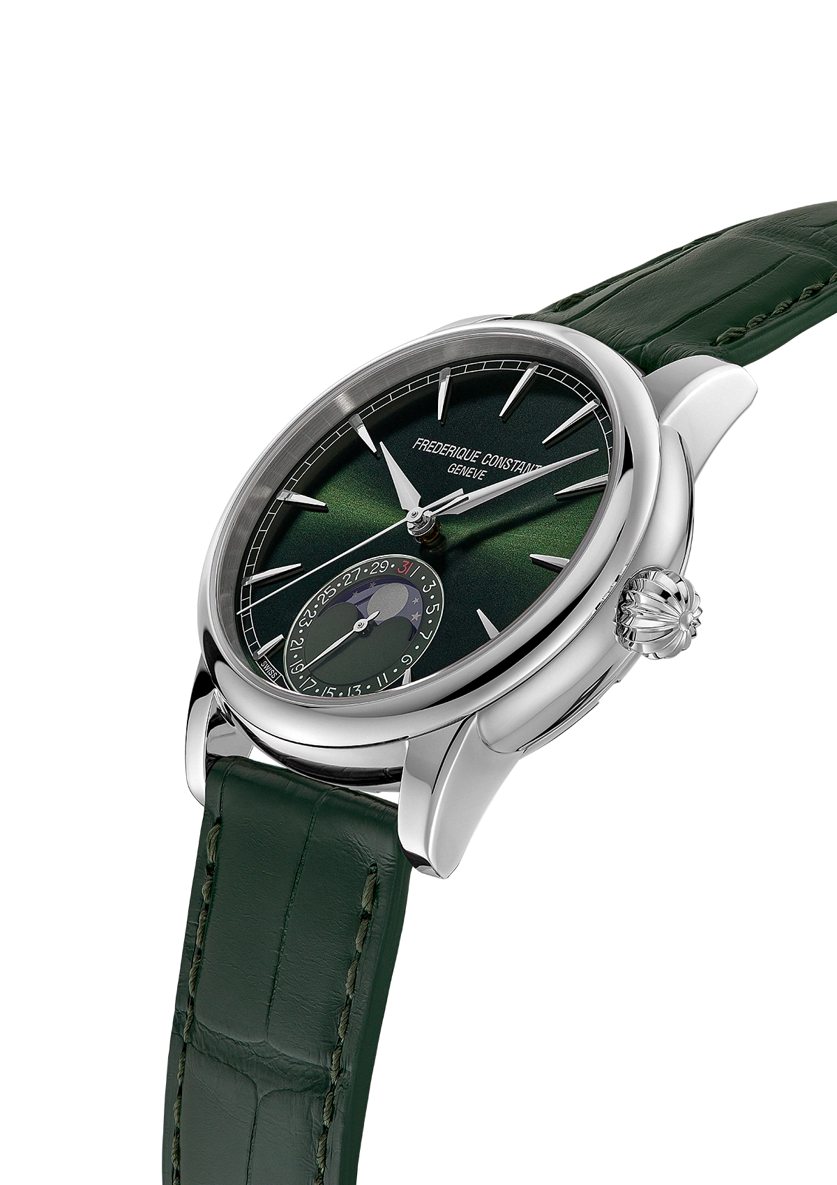 Frederique Constant Manufacture Classics Moonphase Date Automatic (Cadran vert / 40mm)