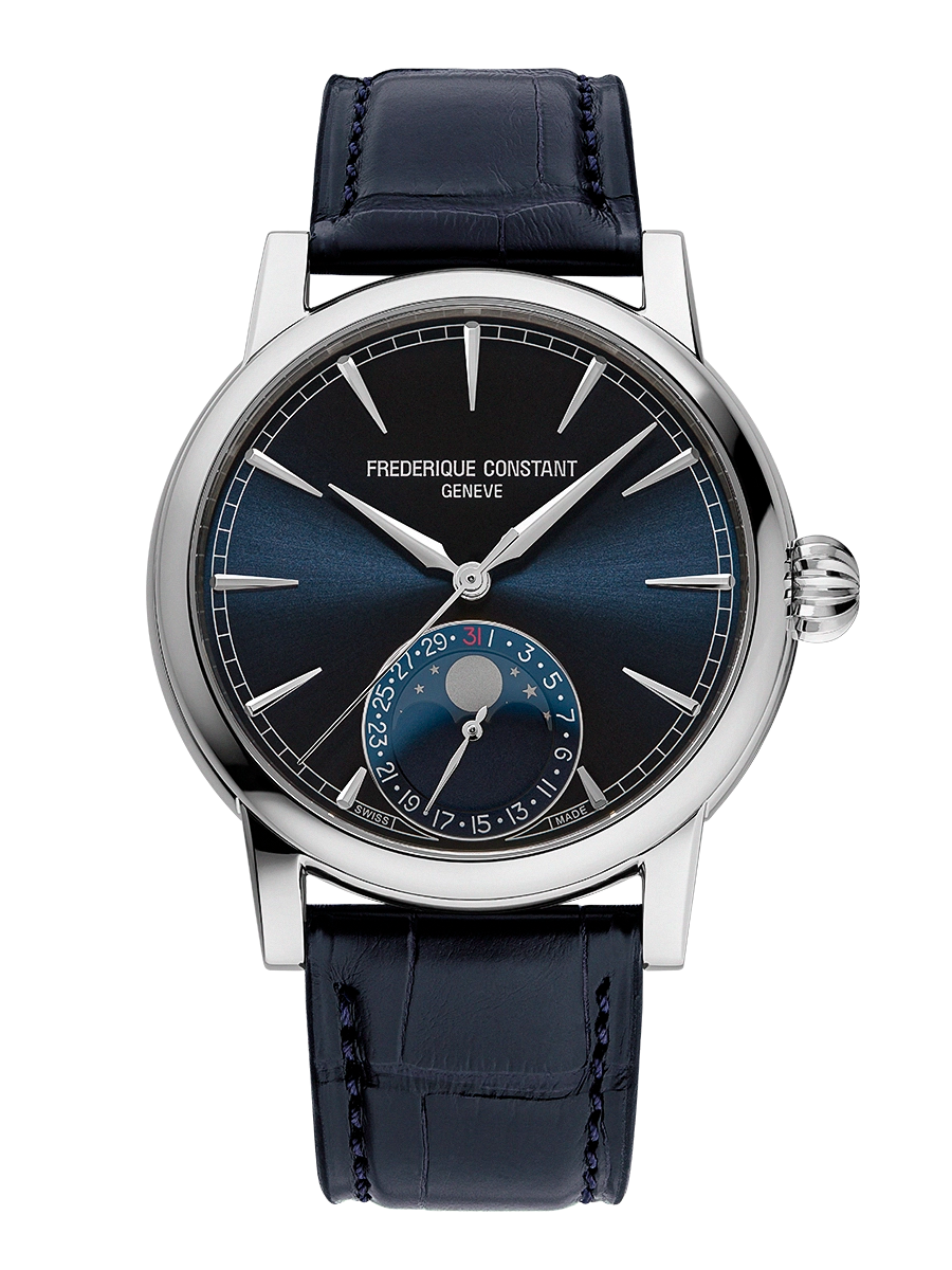 Frederique Constant Manufacture Classics Moonphase Date Automatic (Cadran bleu / 40mm)