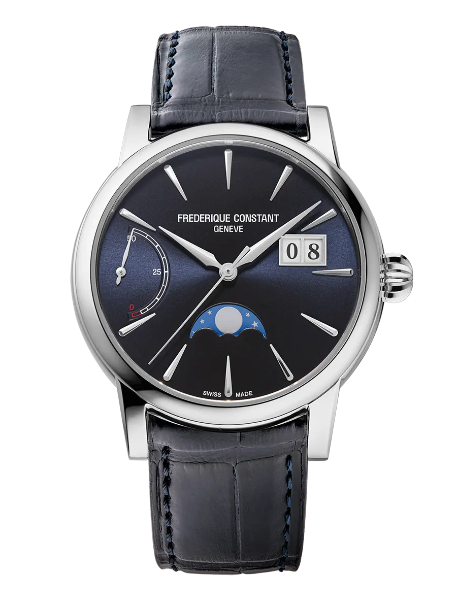 Frederique Constant Manufacture Classics Power Reserve Big Date Automatic (Cadran bleu / 40mm)