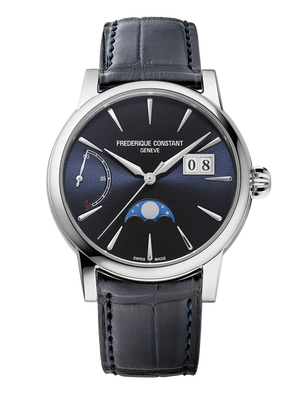 Frederique Constant Manufacture Classics Power Reserve Big Date Automatic (Cadran bleu / 40mm)