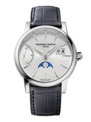 Frederique Constant Manufacture Classics Power Reserve Big Date Automatic (Cadran argenté / 40mm)