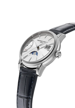 Frederique Constant Manufacture Classics Power Reserve Big Date Automatic (Cadran argenté / 40mm)