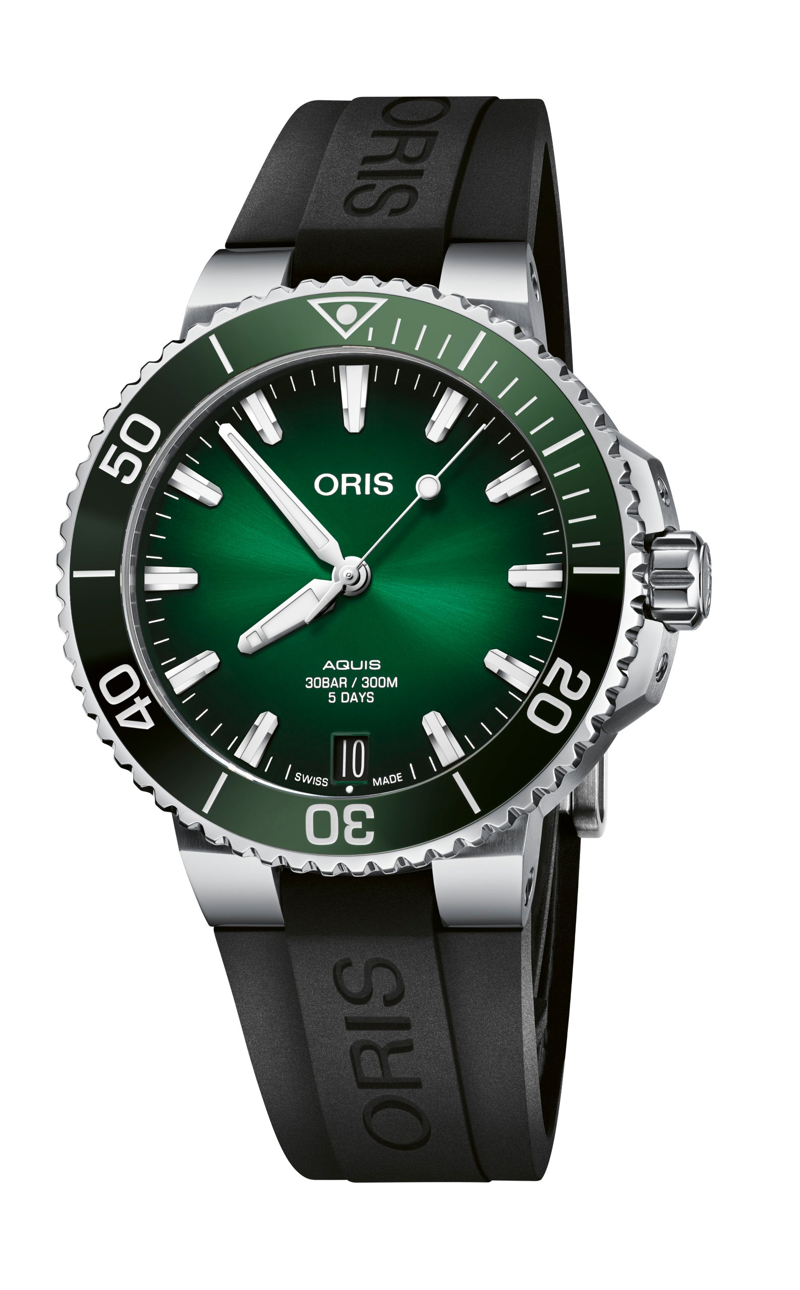 Oris Aquis Date Calibre 400 Automatic REF#40077694157 (Green Dial / 41.5mm)