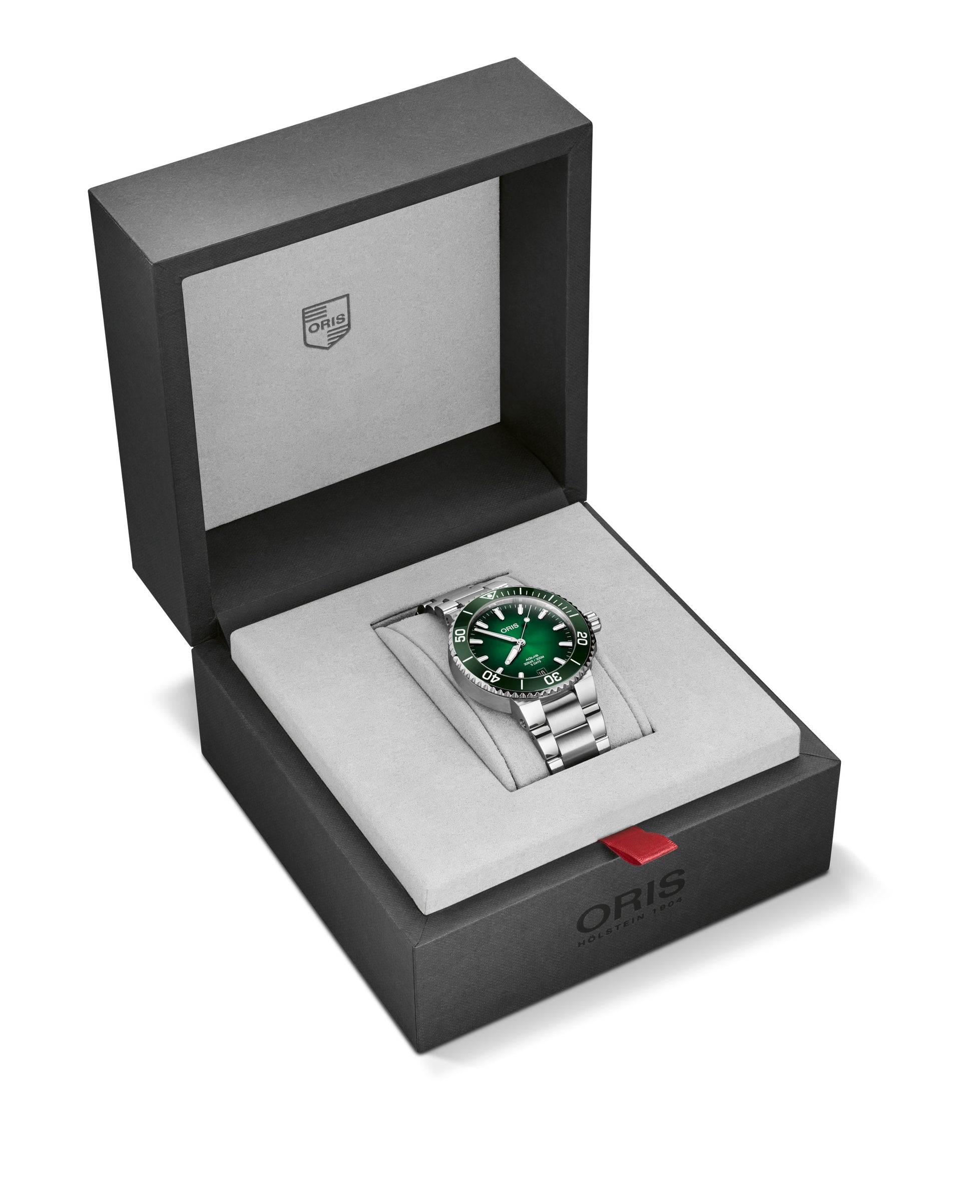 Oris Aquis Date Calibre 400 Automatic REF#40077694157 (Green Dial / 41.5mm)