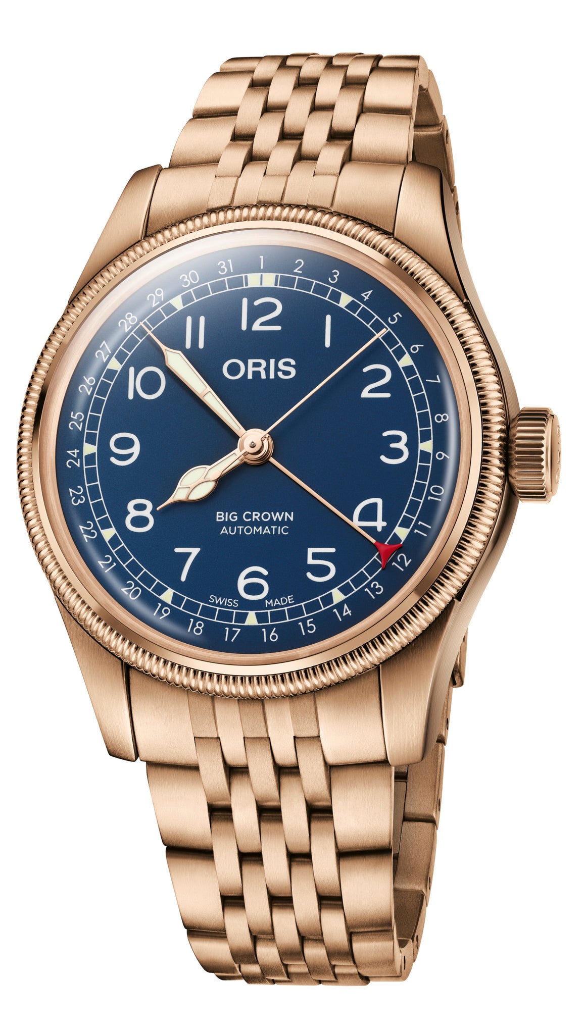 Oris Big Crown Pointer Date Bronze Automatic (Blue Dial / 40mm)