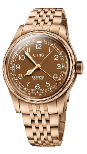 Oris Big Crown Pointer Date Automatique Bronze (cadran brun / 40mm)