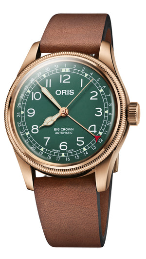 Oris Big Crown Pointer Date 80e anniversaire Automatique (cadran vert / 40mm)