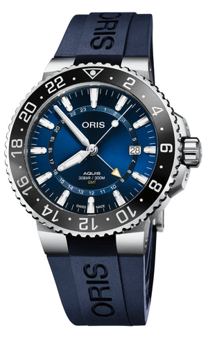 Oris Aquis GMT Date automatique (cadran bleu / 43,5 mm)