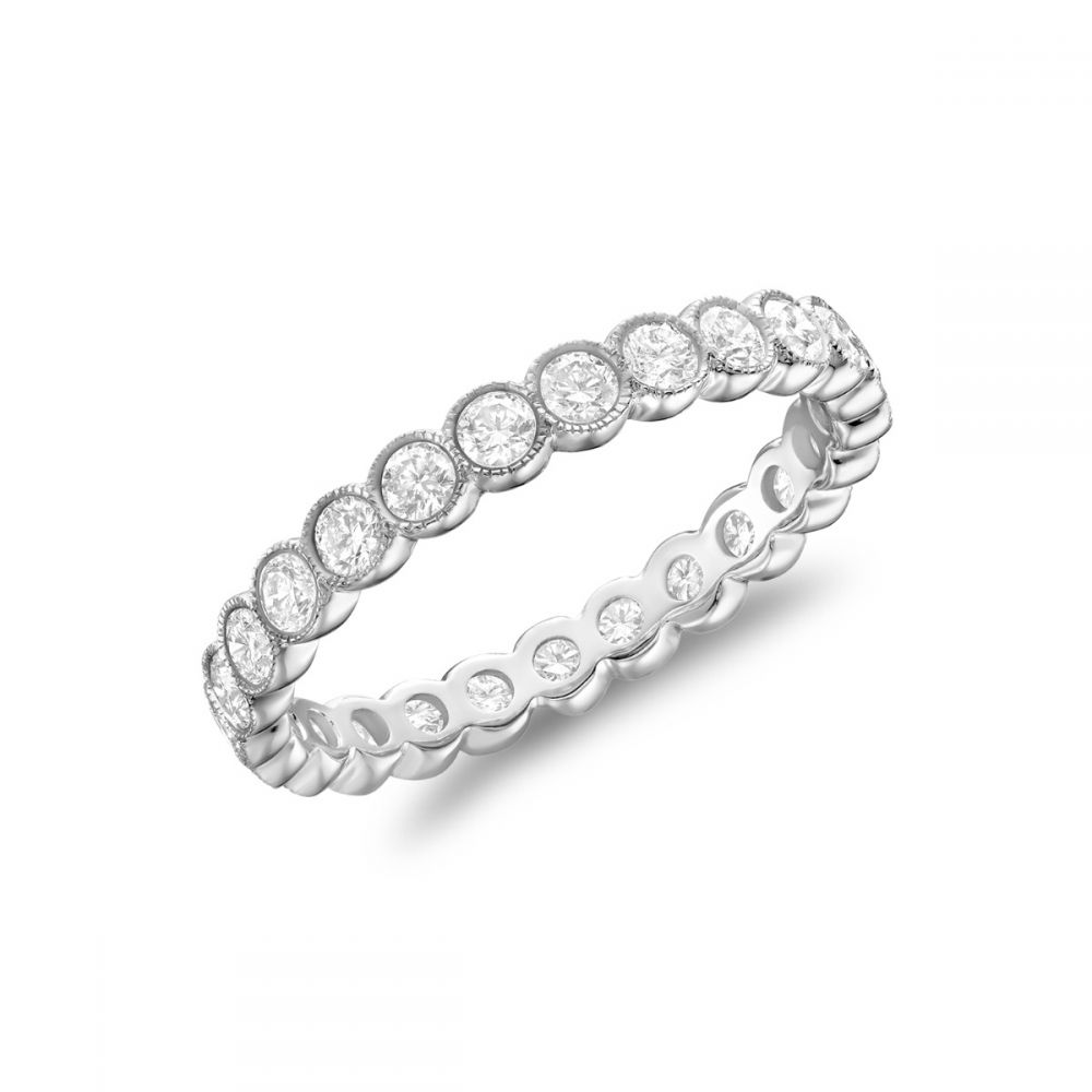 Collection Hemsleys Bezel Set 14K Diamond Full Eternity Band