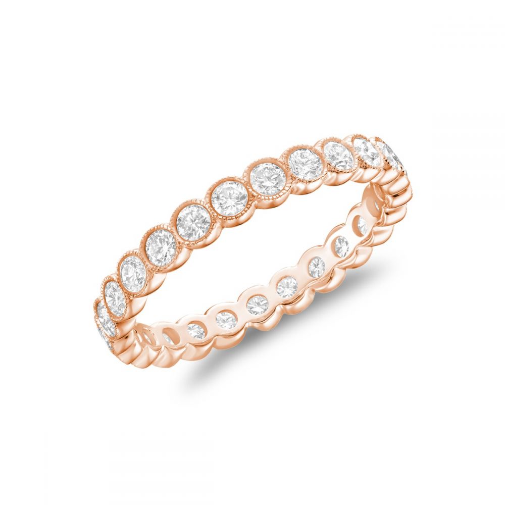 Collection Hemsleys Bezel Set 14K Diamond Full Eternity Band
