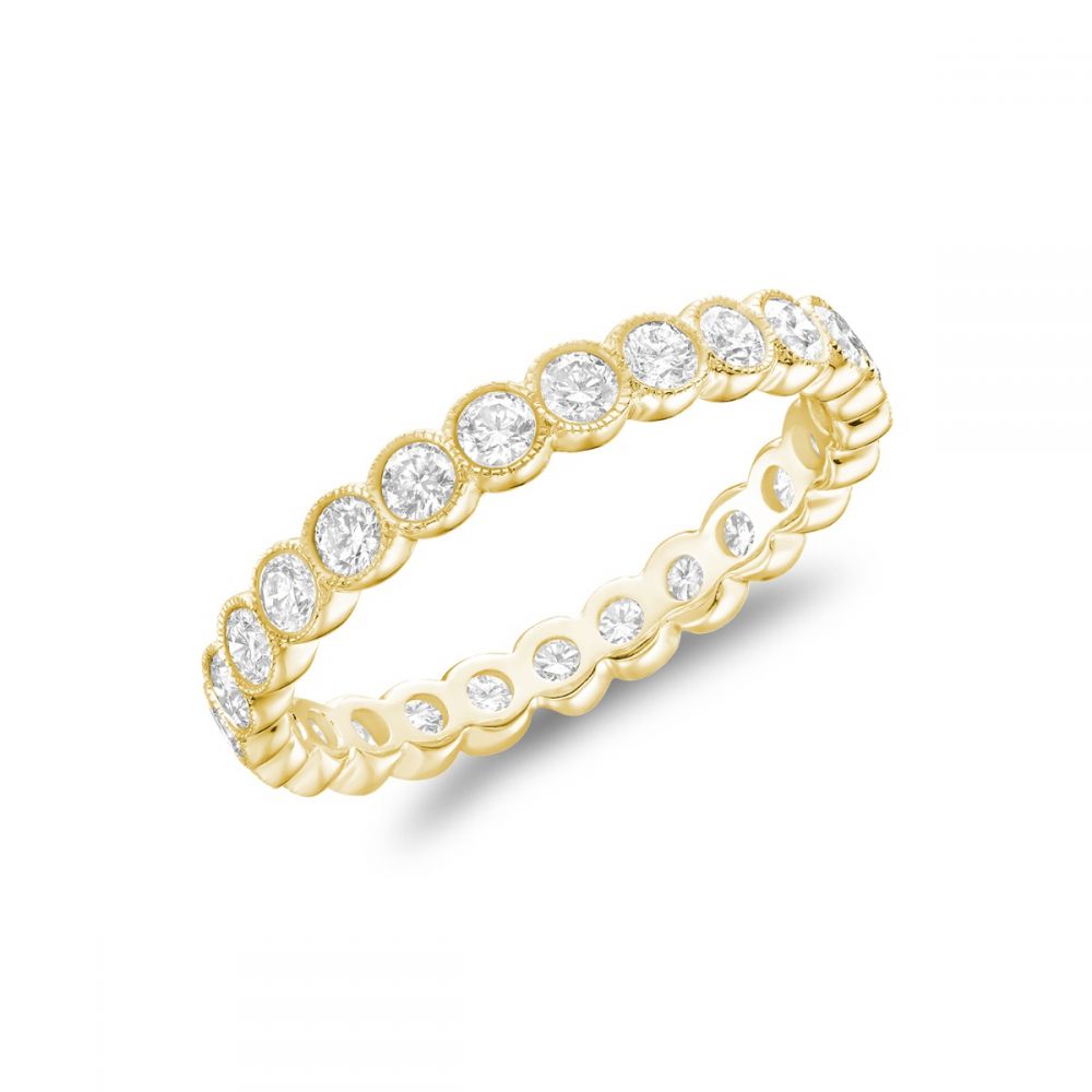 Collection Hemsleys Bezel Set 14K Diamond Full Eternity Band