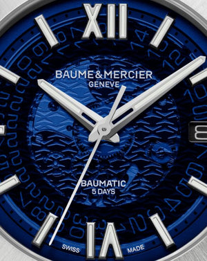 Baume Et Mercier Riviera Baumatic Automatic (cadran bleu / 42 mm)