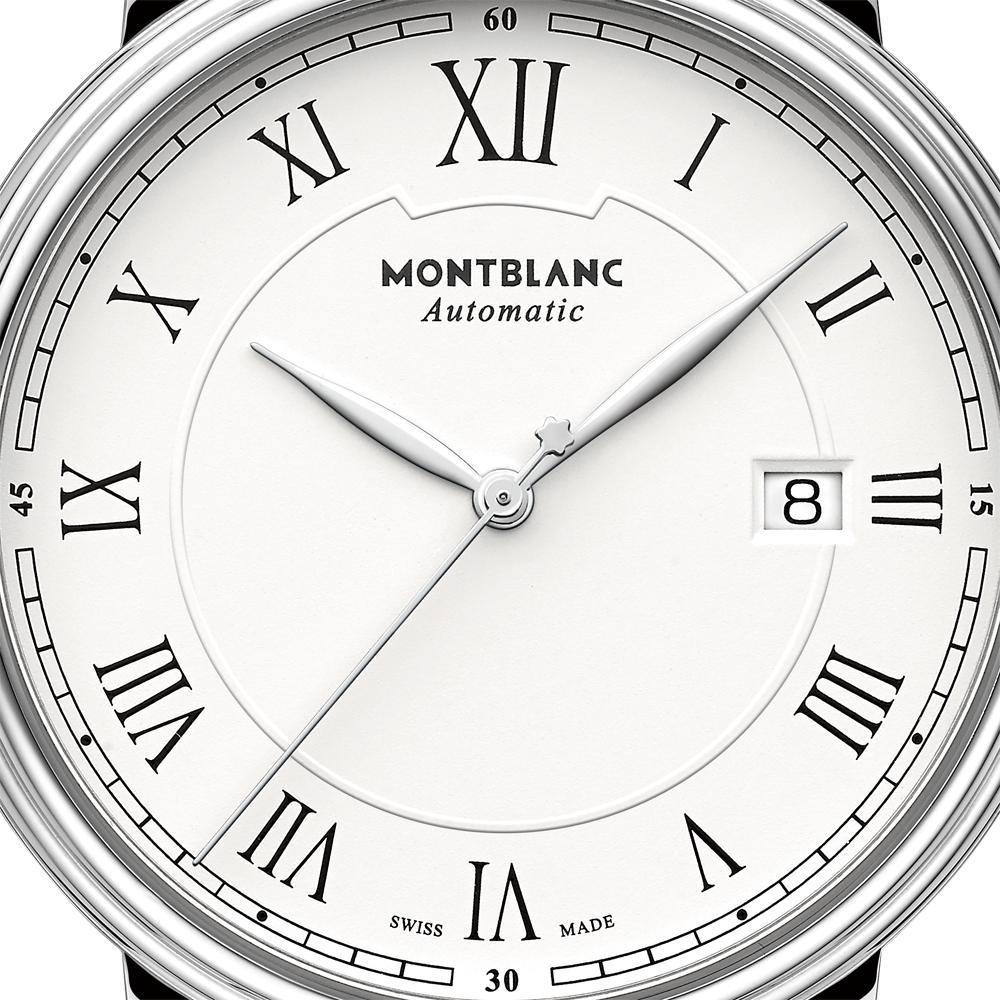Date automatique Montblanc Tradition (cadran blanc / 40mm)