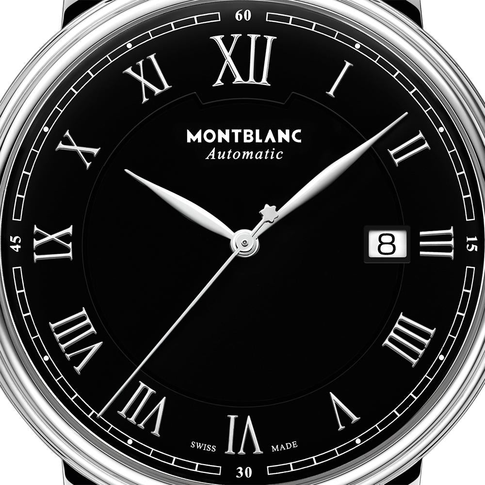 Date automatique Montblanc Tradition (cadran noir / 40mm)