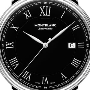 Date automatique Montblanc Tradition (cadran noir / 40mm)