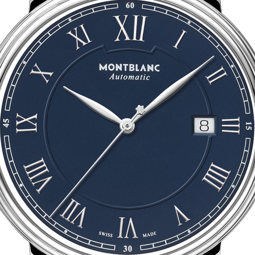 Date automatique Montblanc Tradition (cadran bleu / 40mm)