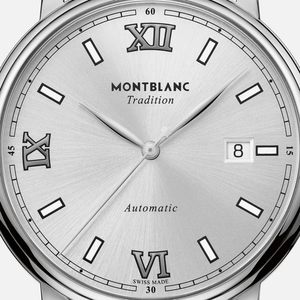 Montblanc Tradition Automatic Date (Cadran argenté / 40mm)