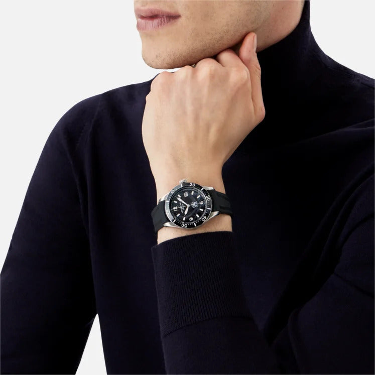 Montblanc 1858 Iced Sea Automatic Date (Cadran noir / 41mm)