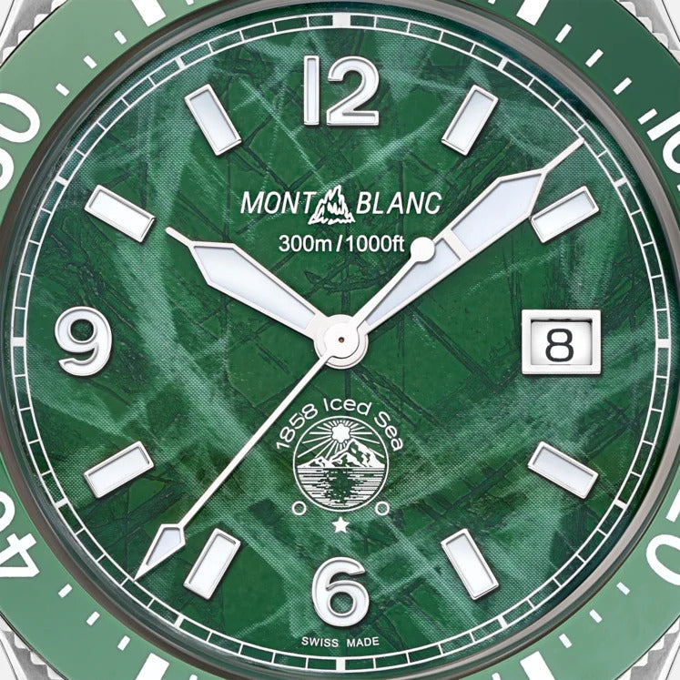 Montblanc 1858 Iced Sea Automatic Date (Cadran vert / 41mm)