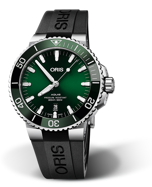 Oris Aquis Date Automatic (cadran vert / 43,5 mm)