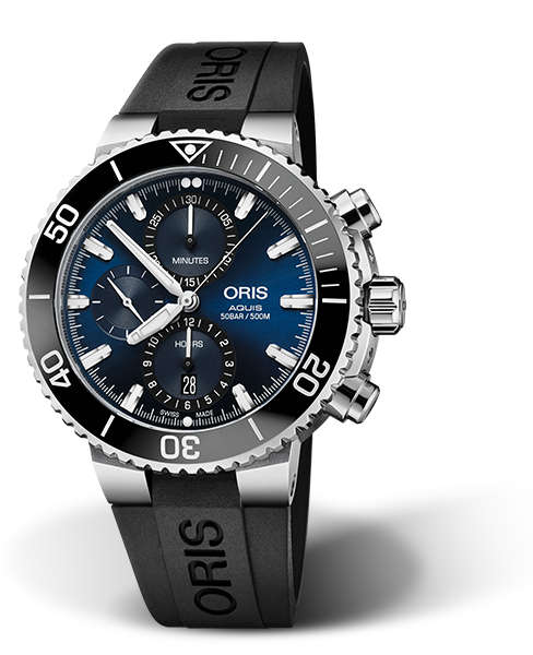 Oris Aquis Chronograph Automatic (cadran bleu / 45,5 mm)