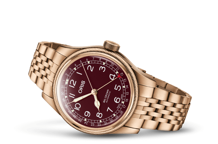 Oris Big Crown Pointer Date Bronze Automatic (Red Dial / 40mm)