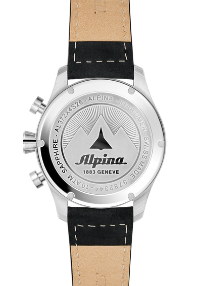 Alpina Startimer Pilot Big Date Chronographe Quartz (Cadran bleu foncé / 44mm)