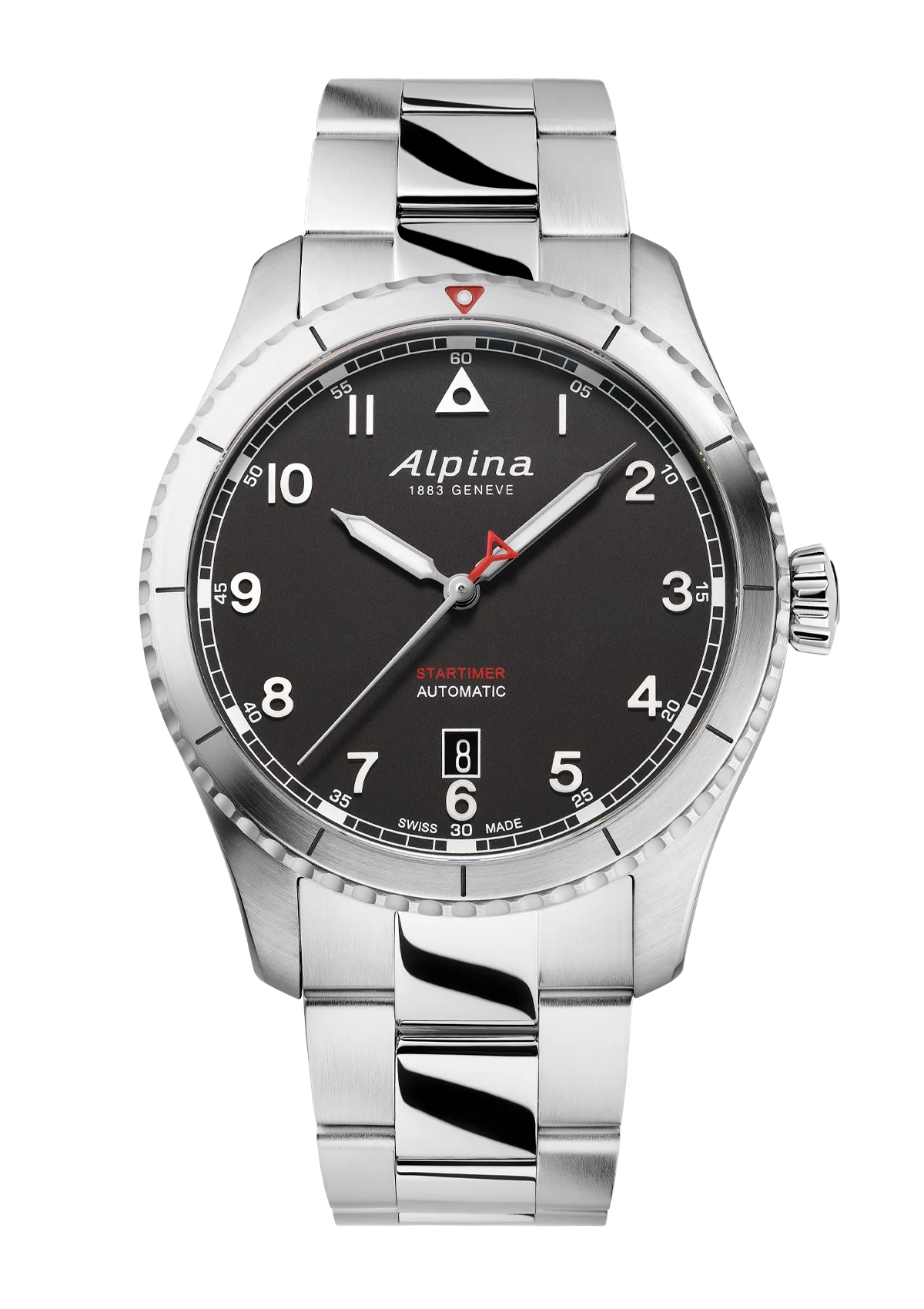 Alpina Startimer Pilot Automatic (Cadran noir / 41mm)