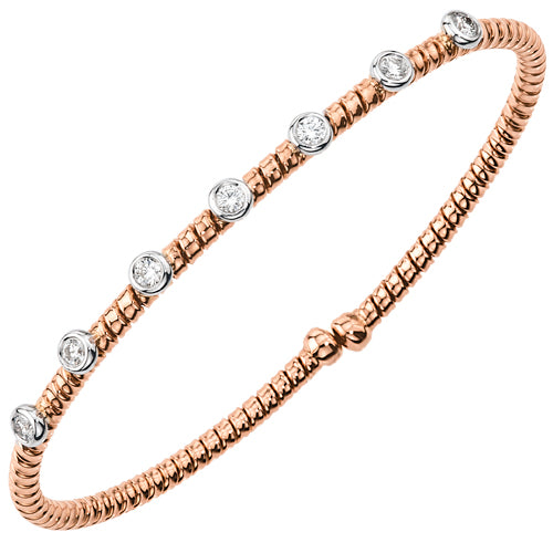 Collection Hemsleys - Bracelet à lunette ronde en diamant 18 carats