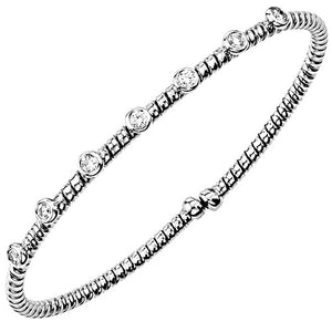 Collection Hemsleys - Bracelet à lunette ronde en diamant 18 carats