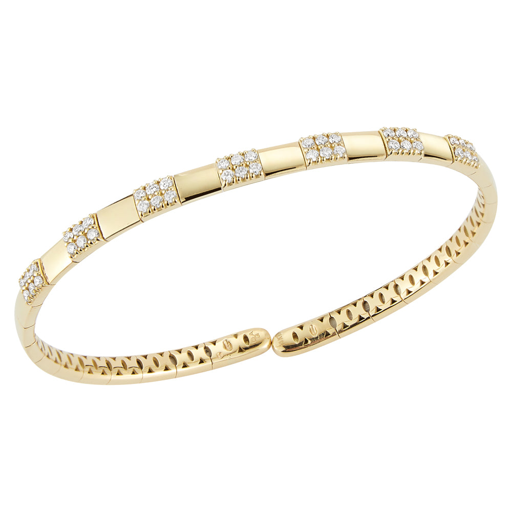 Bracelet en or et diamants 18 carats de la collection Hemsleys