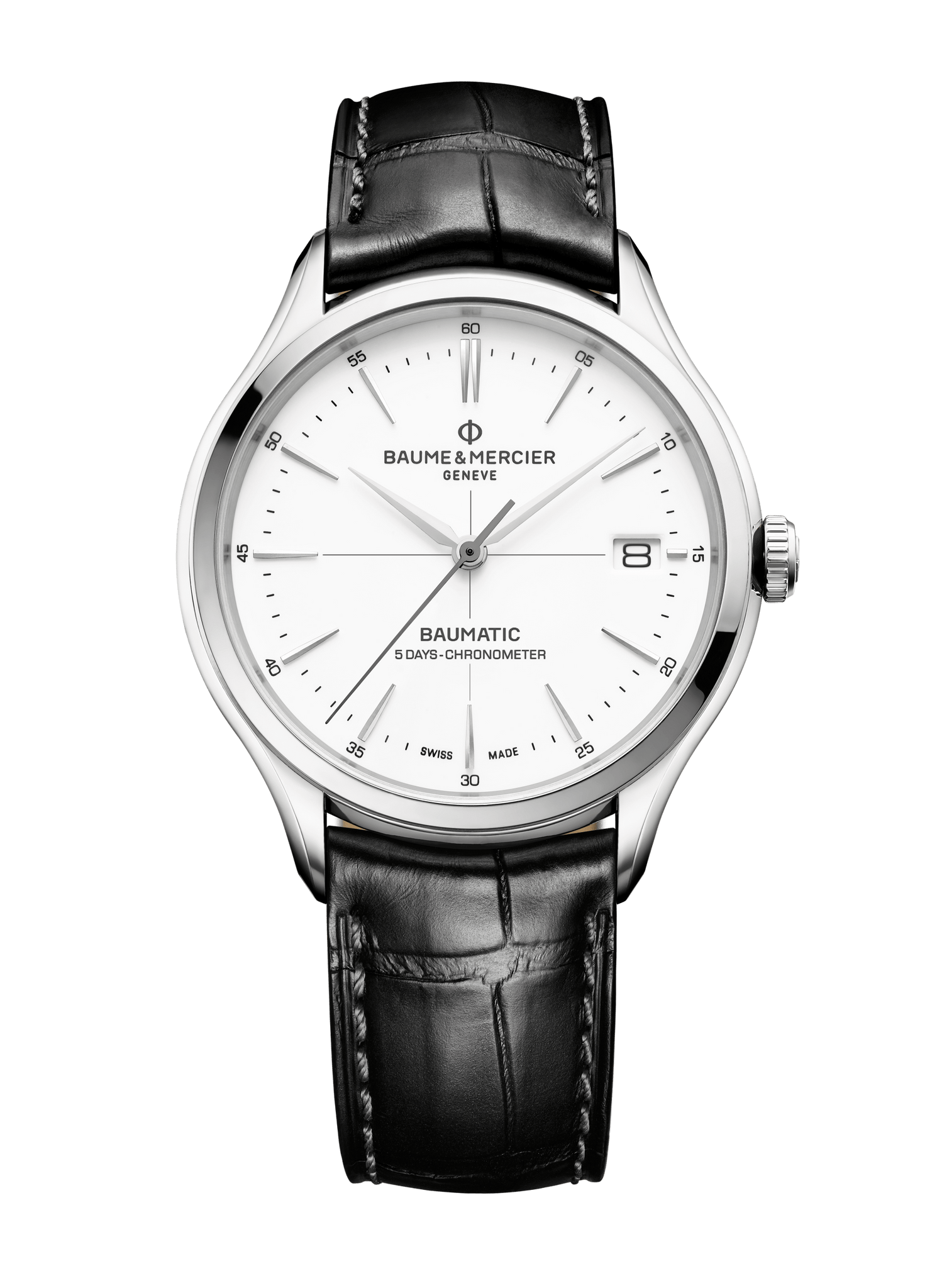 Baume Et Mercier Clifton Baumatic Automatic (cadran blanc / 40mm)