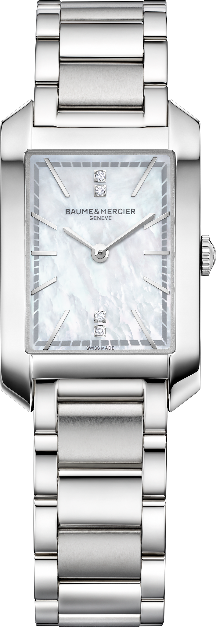 Baume Et Mercier Hampton Lady Quartz (cadran blanc en diamant MOP)