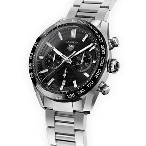 TAG Heuer Carrera Heuer 02 Chronographe automatique (cadran noir / 44mm)