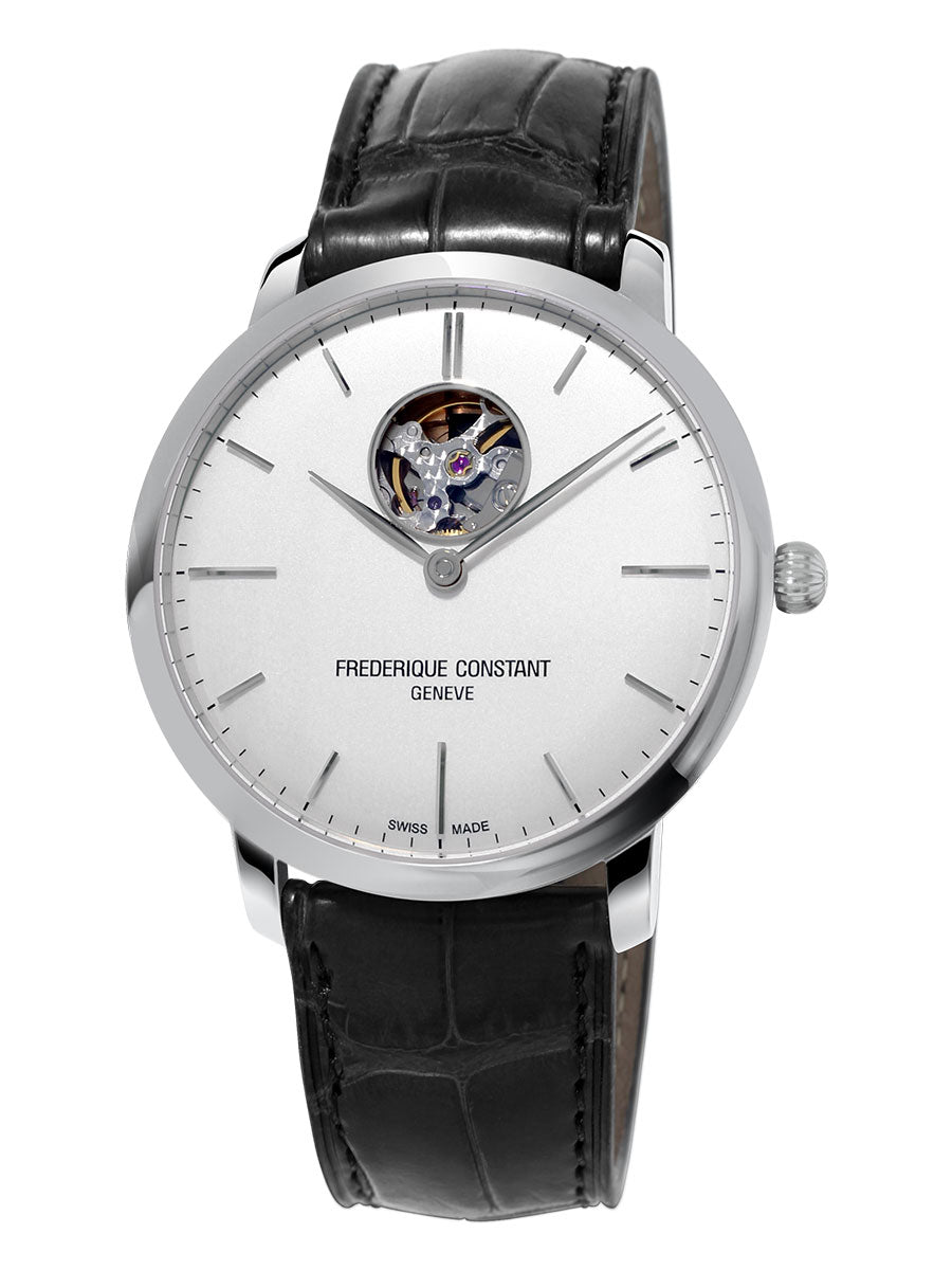 Frédérique Constant Slimline Heart Beat Automatic (cadran argent / 40mm)