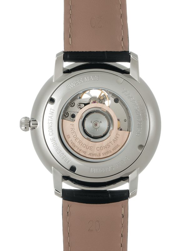 Frédérique Constant Slimline Heart Beat Automatic (cadran argent / 40mm)