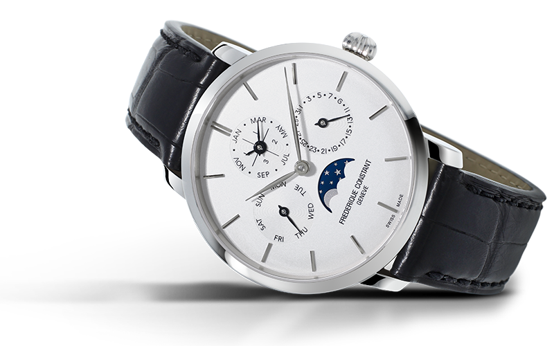 Frederique Constant Slimline Perpetual Calendar Manufacture Automatic (Silver Dial / 42mm)