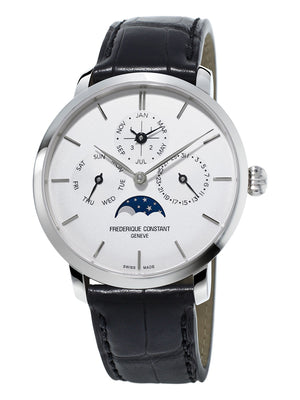 Frederique Constant Slimline Perpetual Calendar Manufacture Automatic (Silver Dial / 42mm)