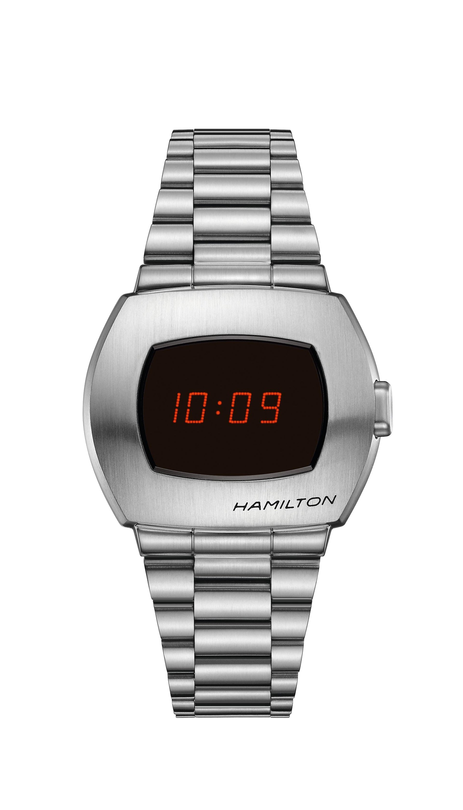Hamilton PSR Digital Quartz (cadran noir et rouge / 41 mm)