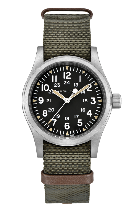 Hamilton Khaki Field Mechanical (cadran noir / 38mm)