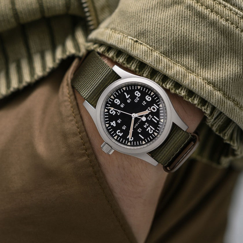 Hamilton Khaki Field Mechanical (cadran noir / 38mm)