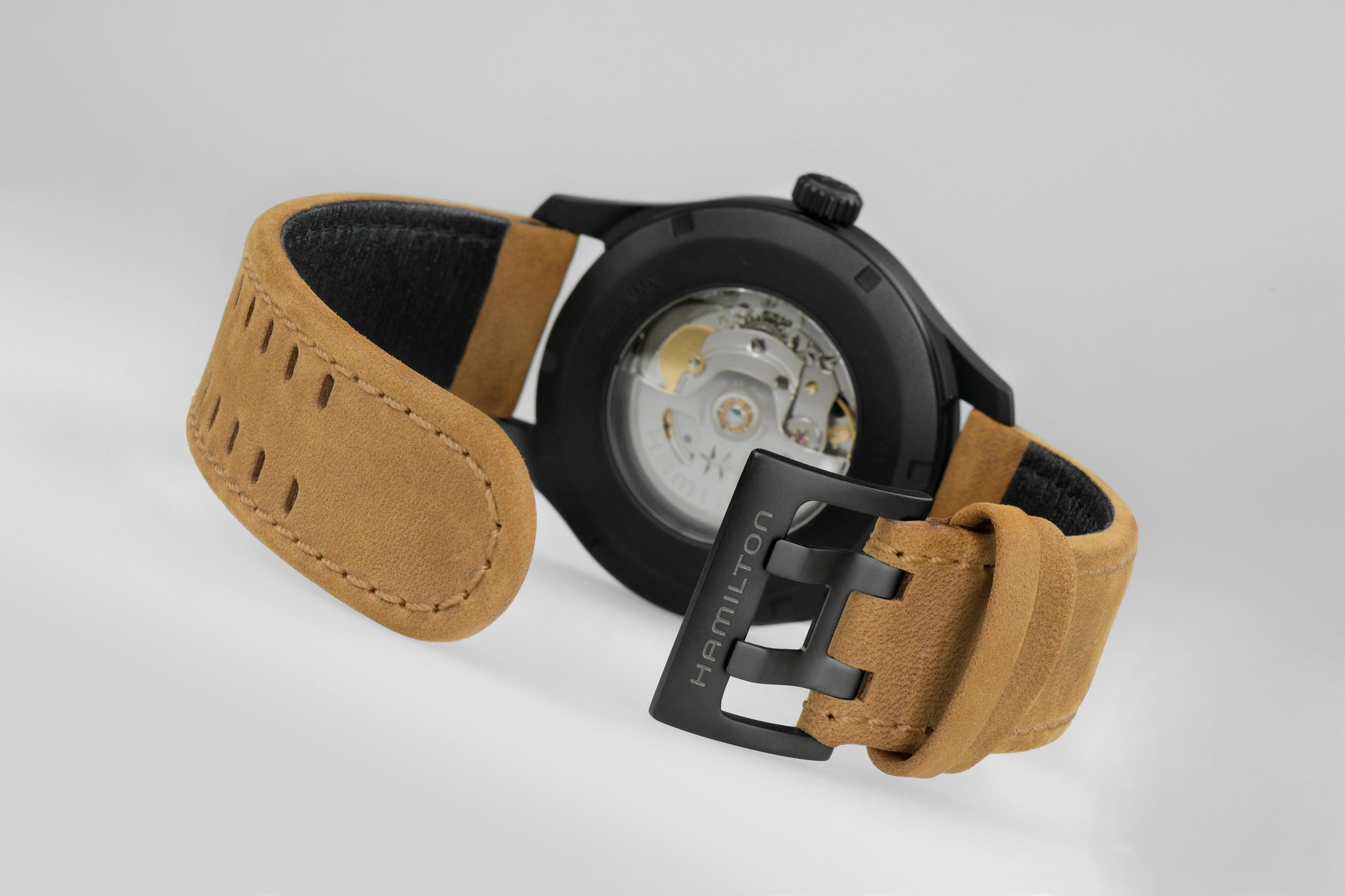 Hamilton Khaki Field Titanium Auto (cadran noir / 42mm / boîtier PVD)