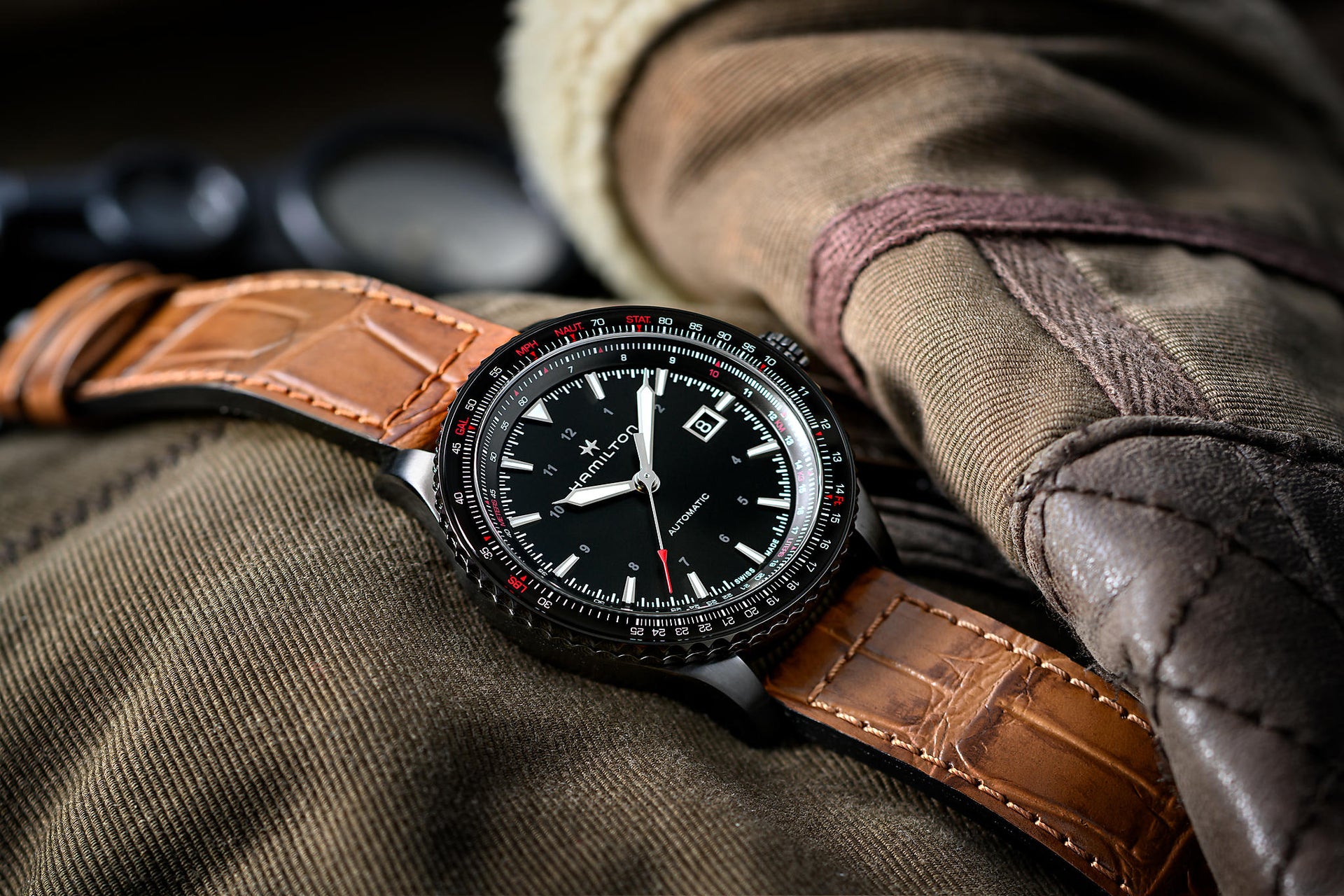 Hamilton Khaki Aviation Converter Auto (cadran noir / 42mm / boîtier noir)