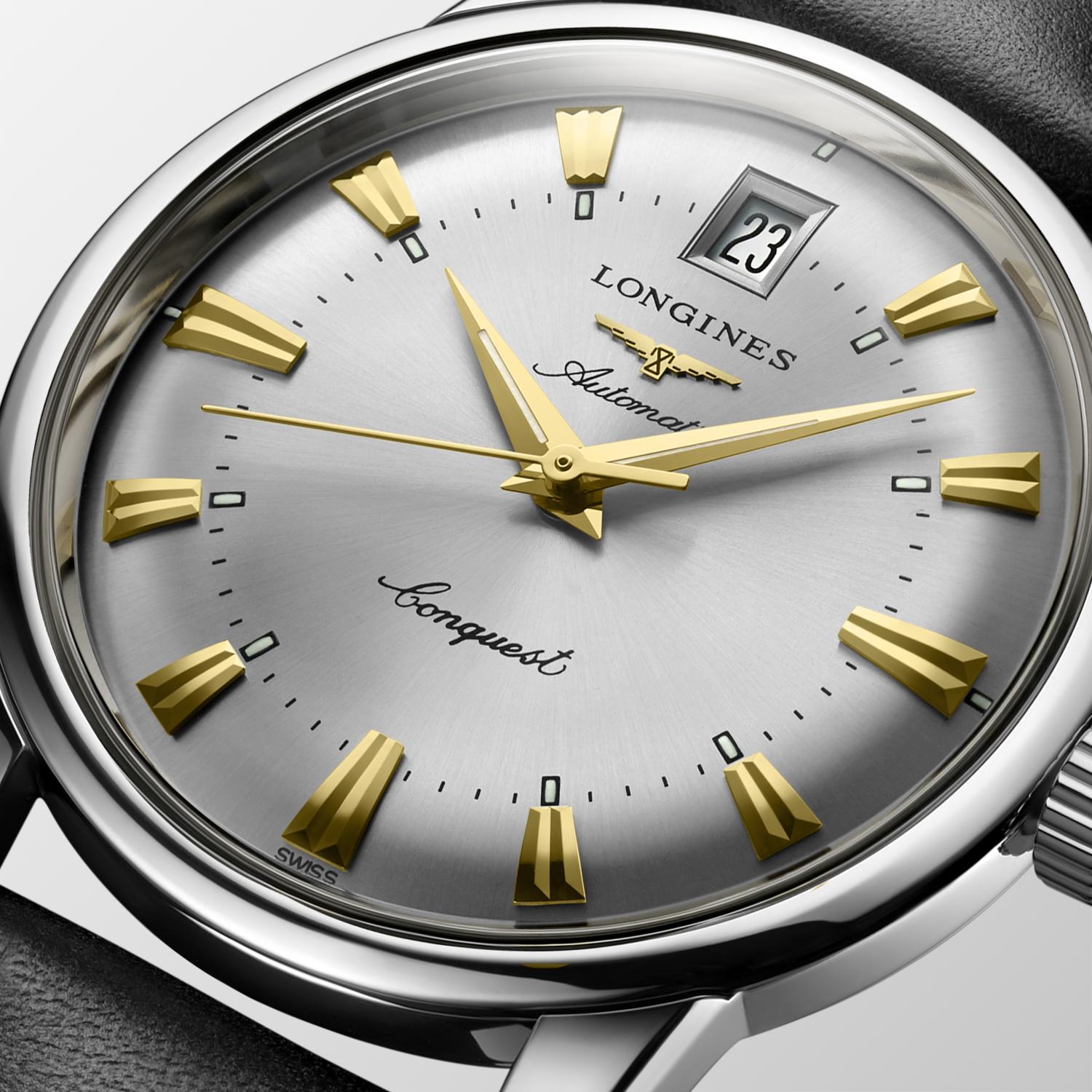 Longines Conquest Heritage Automatic (Cadran argenté / 35 mm)