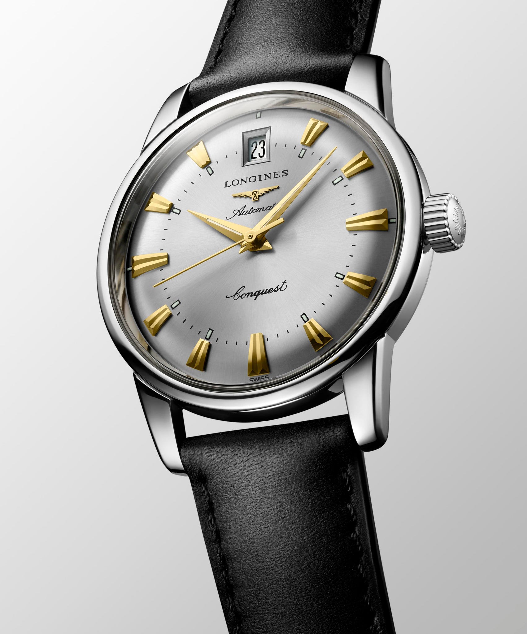 Longines Conquest Heritage Automatic (Cadran argenté / 35 mm)