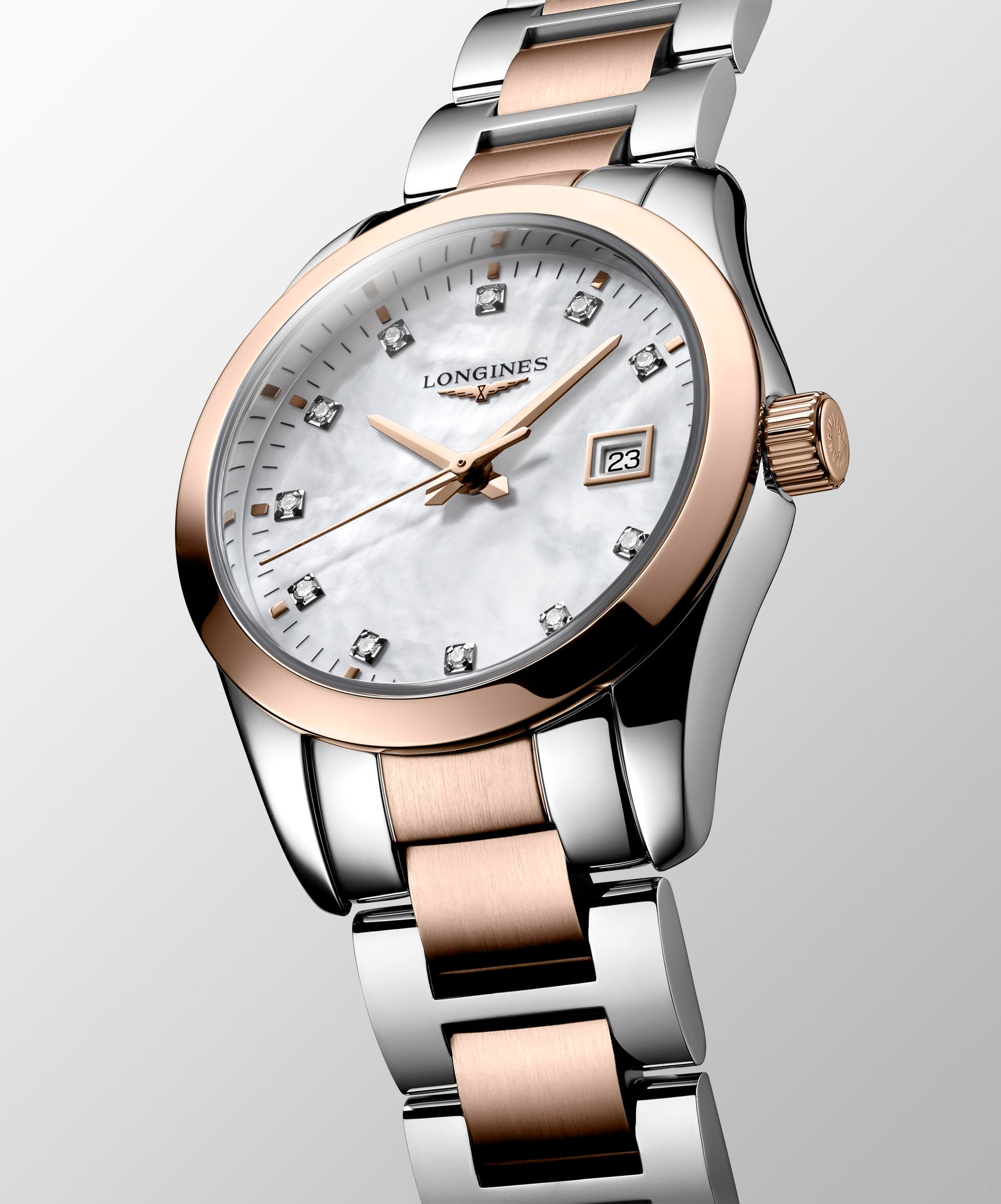 Longines Conquest Classic Quartz (cadran blanc MOP / 29 mm)