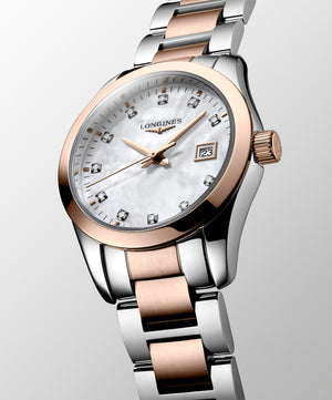 Longines Conquest Classic Quartz (cadran blanc MOP / 29 mm)